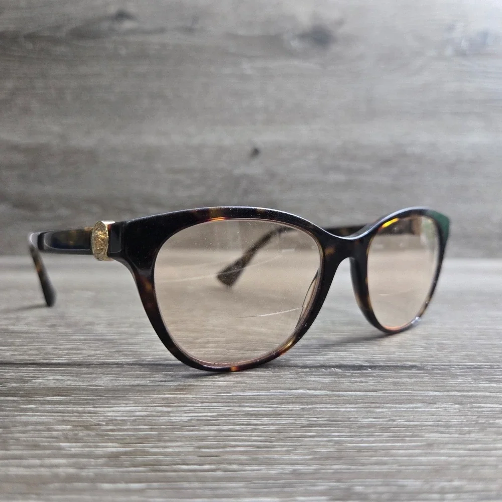 Versace VE 3330 Tortoiseshell Cat Eyewear Frame ONLY BV7336286 55-19 145 Italy